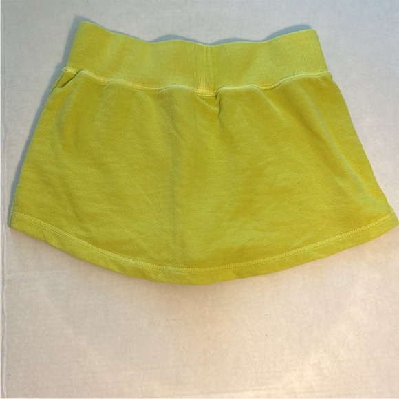 FP Movement XSmall Set TWO piece hoodie AND skort neon green cotton Free People - Picture 6 of 11
